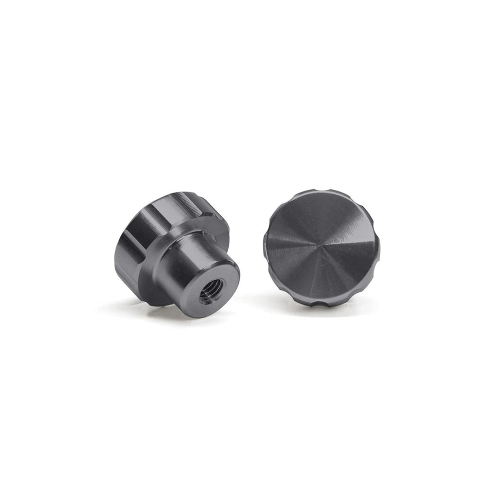 2 GRAPHITE BILLET KNOBS CANNOT BE ADVERTISED OR PROMOTED ONLINE GRAPHITE