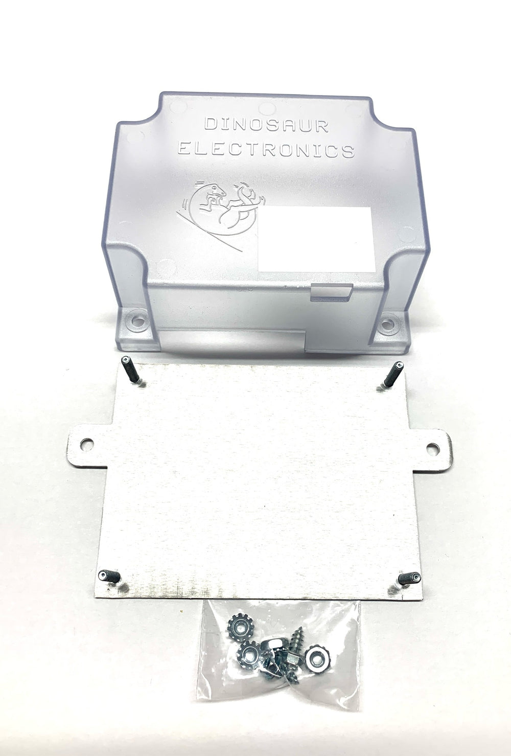 MOUNTING HARDWARE FOR UNIVERSAL IGNITOR BOARD IN ATWOOD WATER HEATERS.