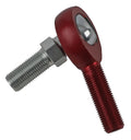 QA1 A Series Endura Rod End - Male/Right Hand - .5in Bore x 1/2-20 w/Stud - Red Aluminum
