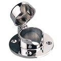 CHROME BRASS HINGED CHAIN DECK PIPE