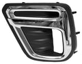 Front Fog Light Bezel Set for 2018+ Jeep JL Wrangler & 2020+ Jeep JT Gladiator Crown Automotive