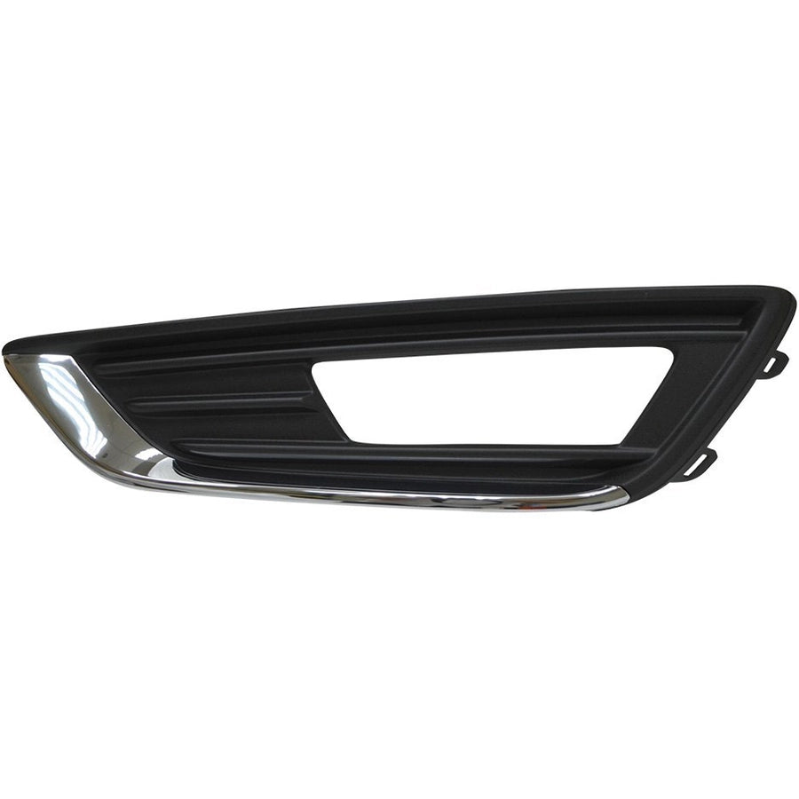 LH FRONT BUMPER INSERT TITANIUM; FOG LAMP BEZEL; CHROME TRIM FORD FOCUS 1518