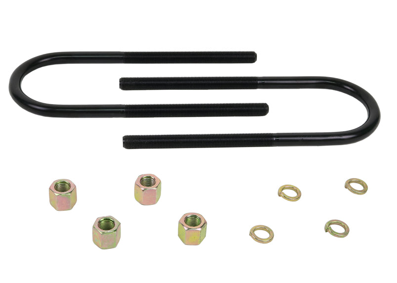 U Bolts 2 Bolts 4 Washers 4 Nuts