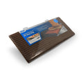 STEP RUG PREMIUM POLY. W/UV&TPE DOUBLE RIB 18INX23IN BROWN