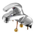 UTOPIA 8IN WASHERLESS KITCHEN FAUCET CHROME W/CLEAR HANDLES