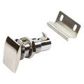 PUSH BUTTON CABINT LATCH RECT. STAI