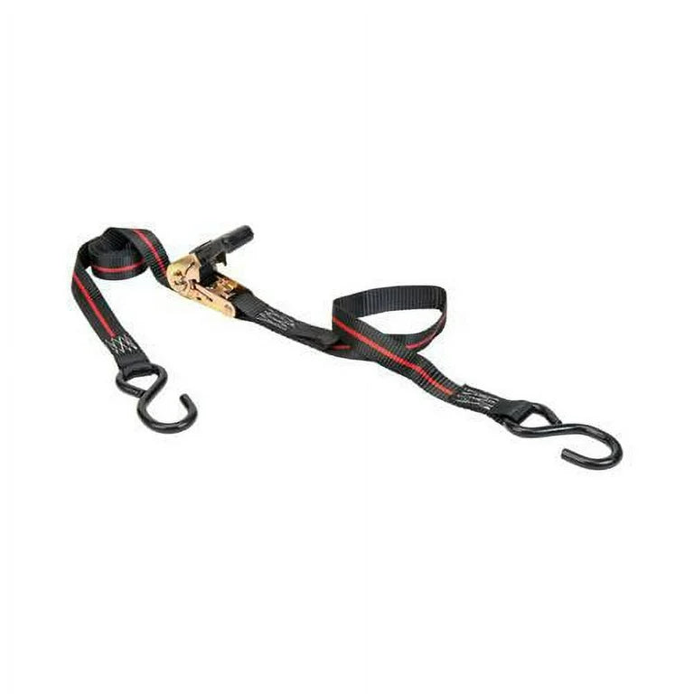 8FT X 1IN SOFTTIE CYCLE RATCHET TIEDOWN 500 LBS. WLL (1500 LBS. BREAK STRENGT