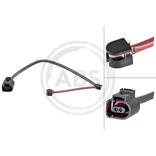 WARNING CONTACT BRAKE PAD WEAR