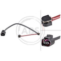 WARNING CONTACT BRAKE PAD WEAR
