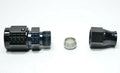 Fragola -6AN Female x 3/8in Tube AN Adapter Fitting Black