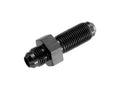 12AN Bulkhead Adapter Straight Male Male Black
