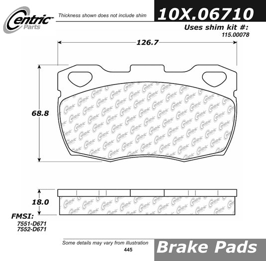 C-TEK Semi-Metallic Brake