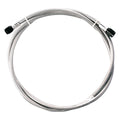 Snow Performance 1ft Stainless Steel Braided Line (Black) w/ 4AN Fittings