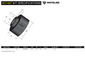 FRONT SHOCK ABSORBER UPPER BUSHING 9601 4RUNNER