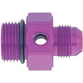 #10 to #12 O-Ring Male Adapter Fitting w/Gauge