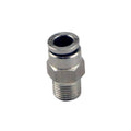 Turbosmart 1/8in NPT to Straight 1/4in Pushloc Stainless Steel