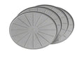 WeatherTech Home Surface Protectors 10in. - Grey (Set of 4)