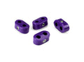 TCLAMP DOUBLE PLACE 5/16IN5/16IN 4 PIECES PURPLE