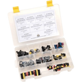 NAMZ Deutsch HD Series 1-Position Male & Female Connectors w/Solid Terminals (HD 72180-94/72181-94)