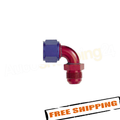 #4 90 Deg Fem Swivel to Male Flare Adapter