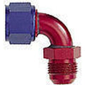 #4 90 Deg Fem Swivel to Male Flare Adapter
