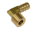 1/2in NPT M x 1/2in Bar b 90 Degree Hose Fitting