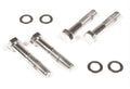 Water Pump Bolts Chrome Fits 1969-2002 Chevrolet 262-400 Small Block & 1969-1990 396-454 Big Block with Long Water Pump Mr Gasket