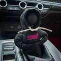 Billetworkz Black Shift Knob Hoodie - STI Pink