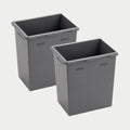 VX VY DRAWER SYSTEMS DEEP STASH BINS (SET OF TWO) GREY