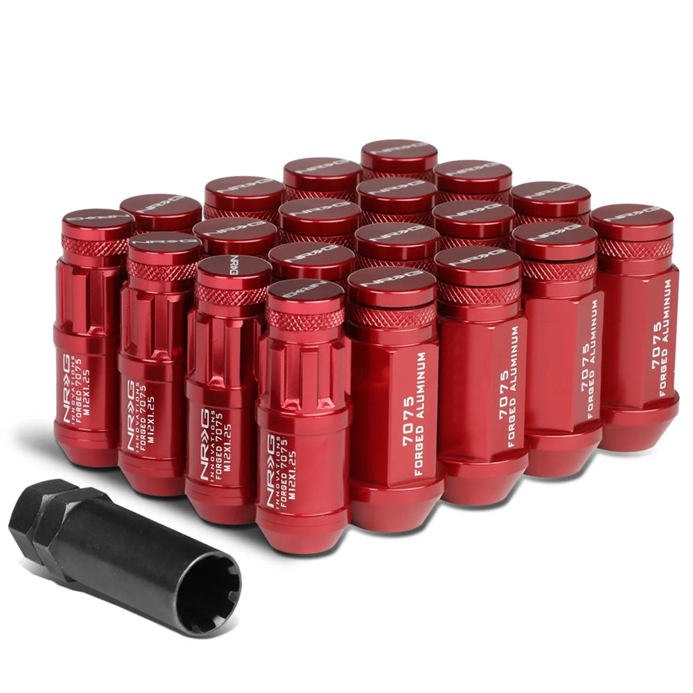 M12 x 1.25 Lug Nut Red T7