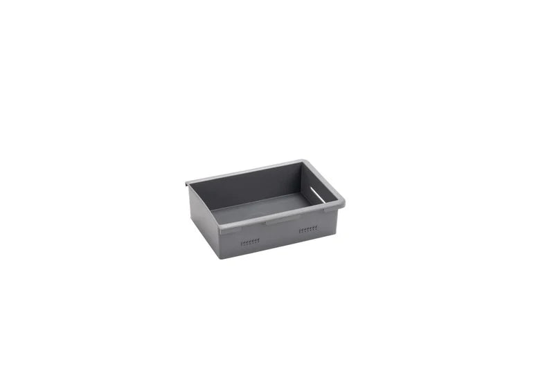 VX VY DRAWER SYSTEMS SHALLOW STASH BINS ONE (SET OF TWO) GREY