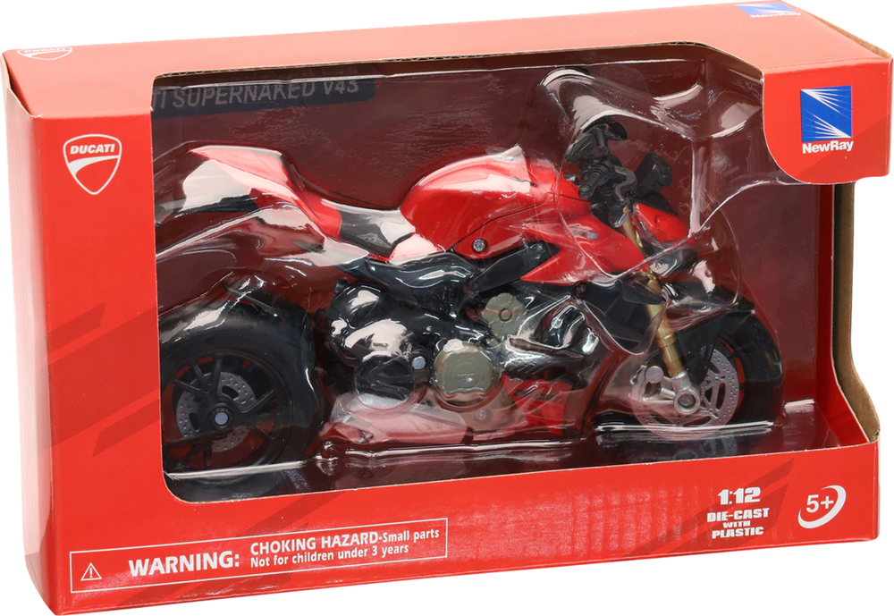New Ray Toys Ducati Street Fighter V4 Red Scale 1:12