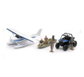 New Ray Toys Xtreme Adventure with Polaris RZR and Float Plane Set