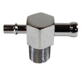 T Fitting 1/2in Aluminum Chrome