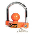 UNIVERSAL TRAILER COUPLER LOCK HARDENED STEEL W/CHROME PLATED ULOCK