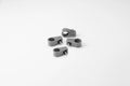 TCLAMP SINGLE PLACE 9/16IN (#6AN) 4 PIECES GRAY
