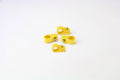 TCLAMP SINGLE PLACE 9/16IN (#6AN) 4 PIECES YELLOW