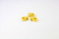 TCLAMP SINGLE PLACE 13/16IN (#10AN) 3 PIECES YELLOW