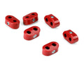 TCLAMP DOUBLE PLACE 3/16IN3/16IN 6 PIECES RED