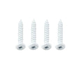 PAN HEAD SQUARE RECESS SCREW 8 X 1 WHITE (500/CTN)