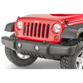 Kentrol 07-18 Jeep Wrangler JK Front Marker Covers Pair - Powdercoat Black