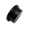 ~(1 lbs. 6X6X4)~ Billet Turbo Resonator Delete Plug 2004.5-2010 Black (DuraMAx)