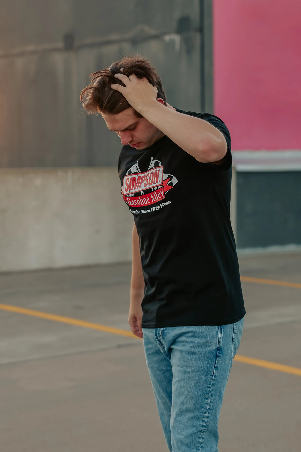 SIMPSON GASOLINE ALLEY T SHIRT XXL