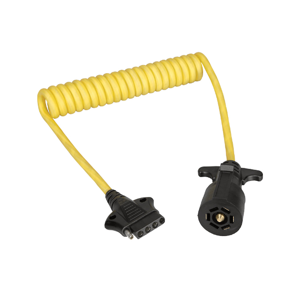 7-WAY FLAT PIN TO 5-FLAT COILED ADA