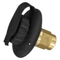 WATER INLET 23/4IN METAL FLANGE FPT BLACK CARDED
