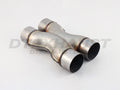 ALUMINIZED X PIPE 3.00IN ID / 3.00IN OD
