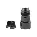 EFI FITTING 06 AN MALE TO 3/8 SAE QUICKDISCONNECT FEMALE BLACK
