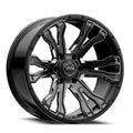 Torque Prime | Gloss Black w/Milled Accent | 20x9 | 6x5.5 | -12mm