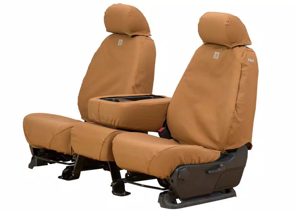 Covercraft 18-25 Jeep Wrangler JL Carhartt SeatSaver Custom Seat Cover - Brown