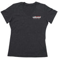 T-SHIRT,DARK GREY,LADIES VNECK,SM